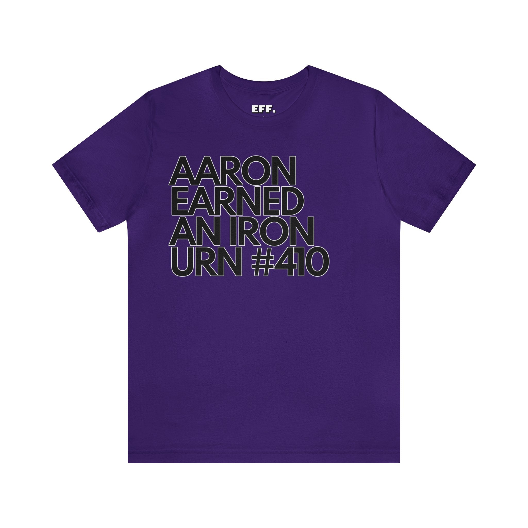 Aaron Earned An Iron Urn EffWordz