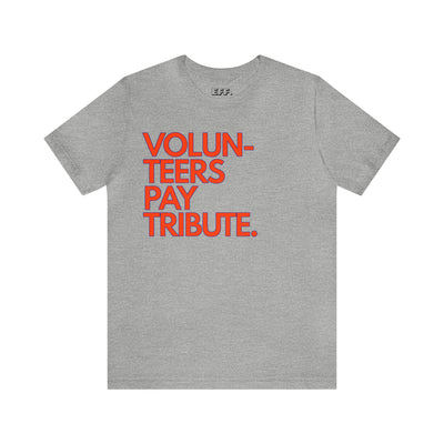 Volunteers Pay Tribute.