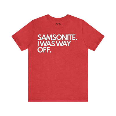 Samsonite. I Was Way Off.