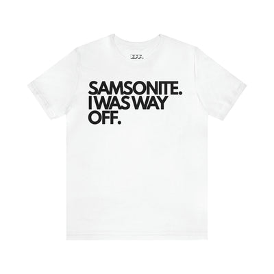 Samsonite. I Was Way Off.