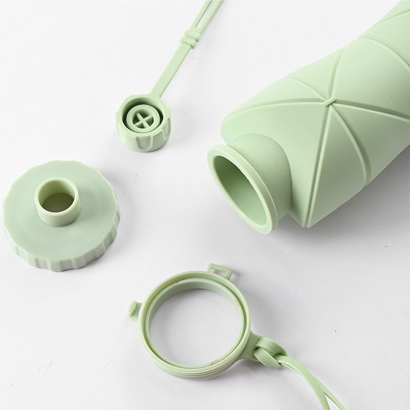 Folding Silicone Water Bottle (20oz)