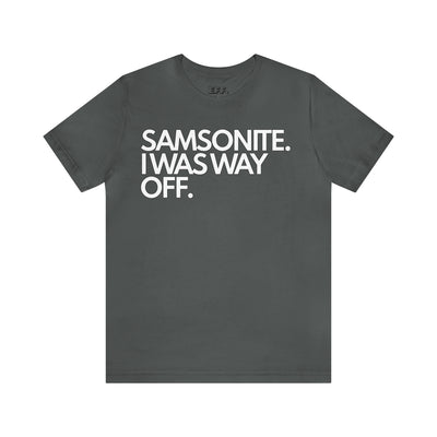 Samsonite. I Was Way Off.
