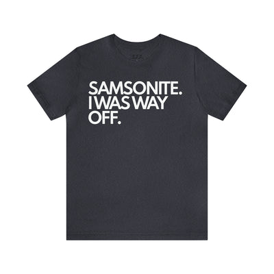 Samsonite. I Was Way Off.