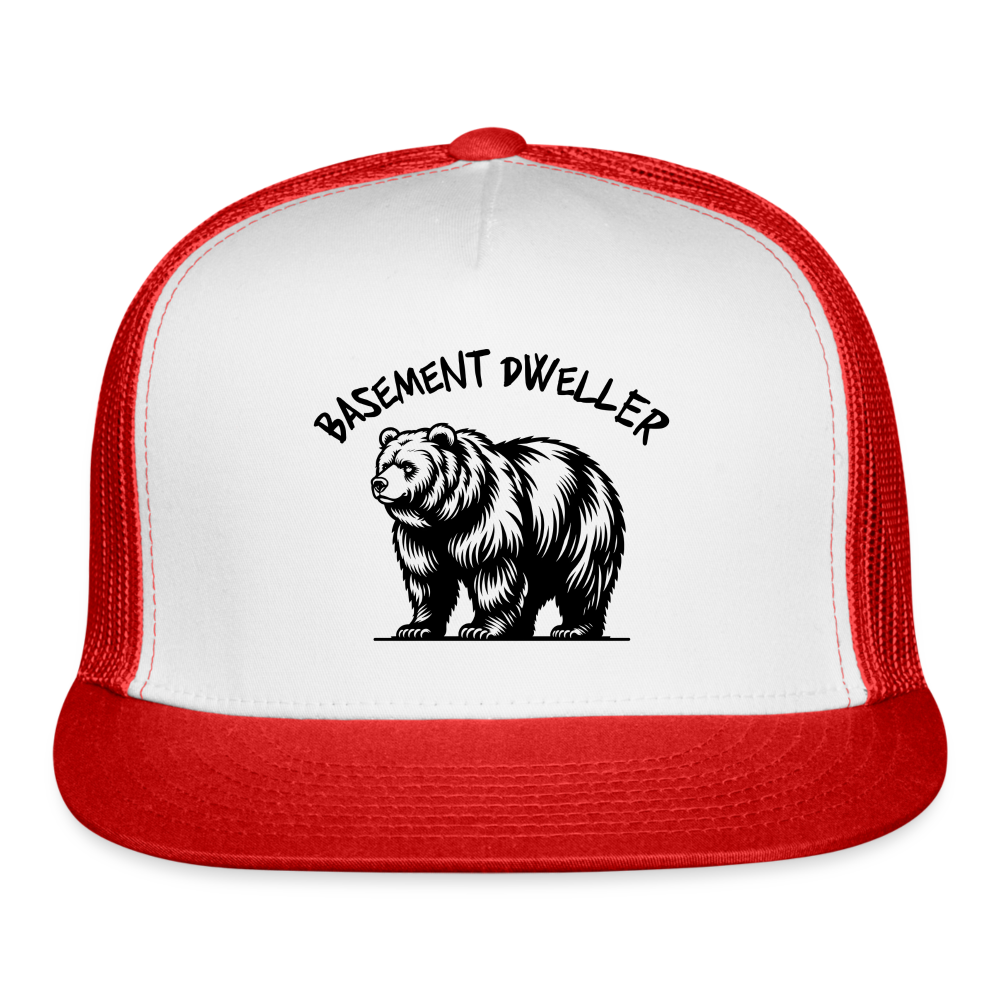 Basement Dweller - white/red